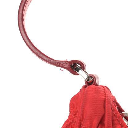 Prada Tessuto Nylon Gaufre Shoulder Bag Rosso 12 of 12