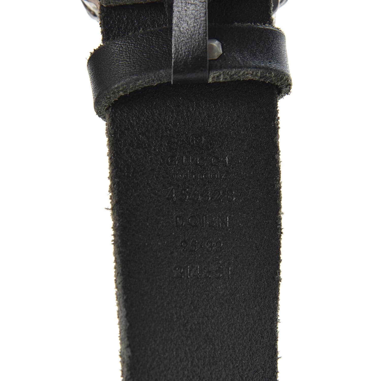 Gucci Calfskin Dionysus Braided Belt 95 38 Black 3 of 3
