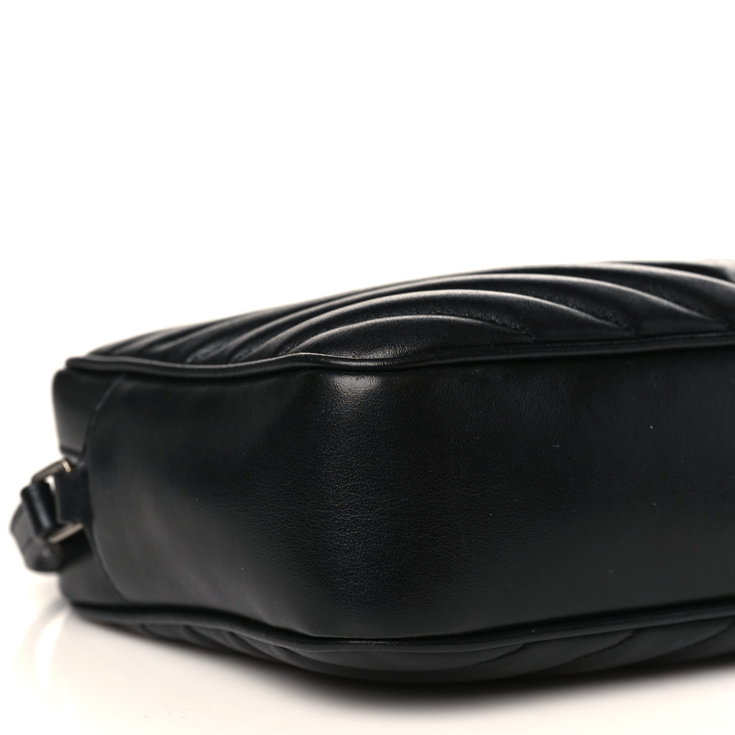 Calfskin Matelasse Monogram Lou Camera Bag Black
