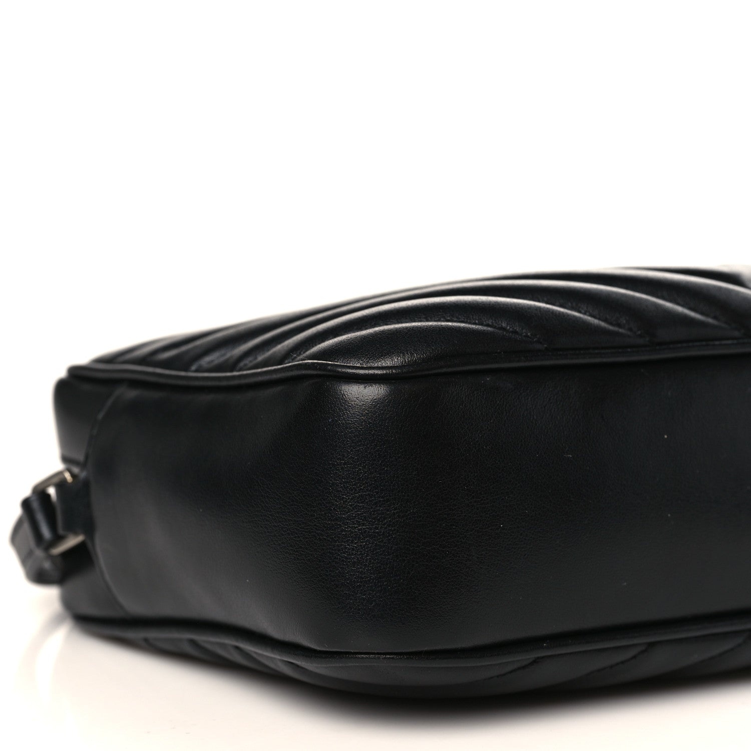 Saint Laurent Calfskin Matelasse Monogram Lou Camera Bag Black 6 of 7