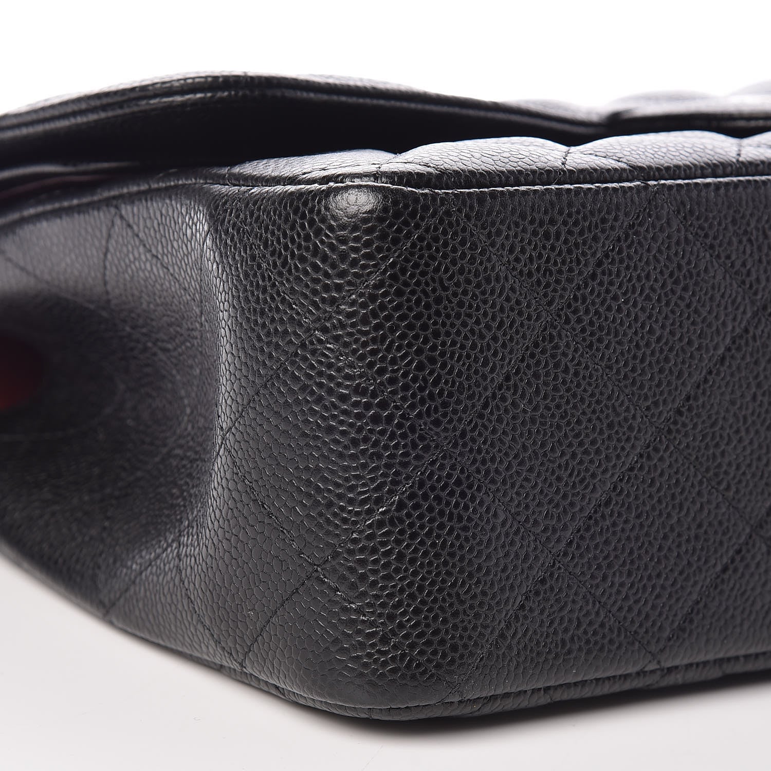 Chanel Caviar Quilted Jumbo Double Flap Black 8 of 9