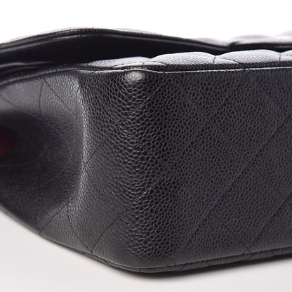 Chanel Caviar Quilted Jumbo Double Flap Black 8 of 9