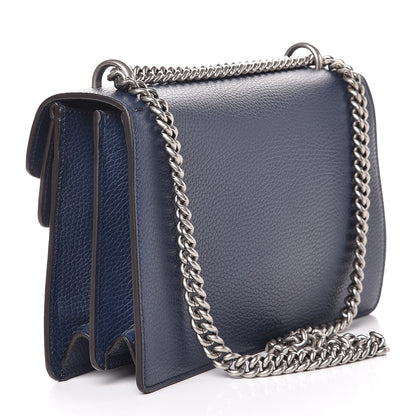 Gucci Dollar Calfskin Crystal Small Dionysus Shoulder Bag Blue Agata Montana Sapphire 4 of 7