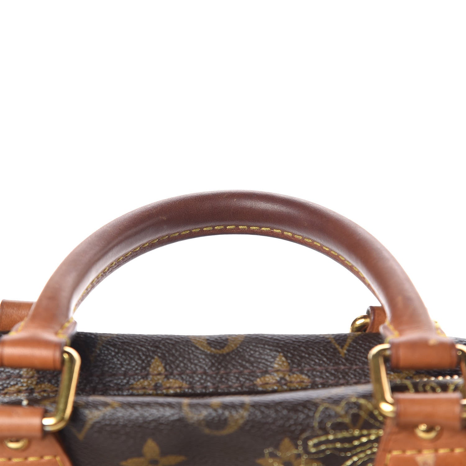 Louis Vuitton Monogram Dentelle Speedy 30 Gold 10 of 15