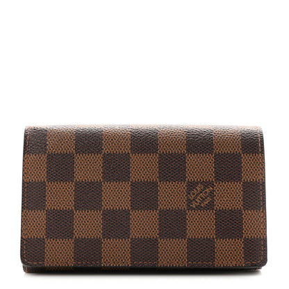 Louis Vuitton Damier Ebene Porte-Monnaie Billets Tresor Wallet 1 of 7