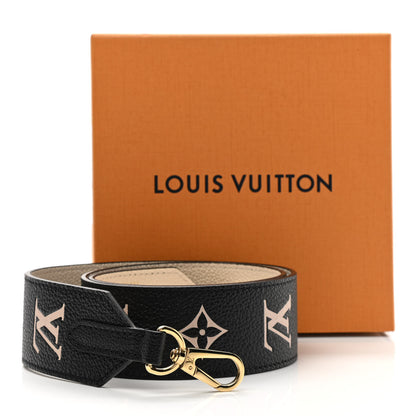 Louis Vuitton Empreinte Monogram Bandouliere Shoulder Strap Black Beige 7 of 7