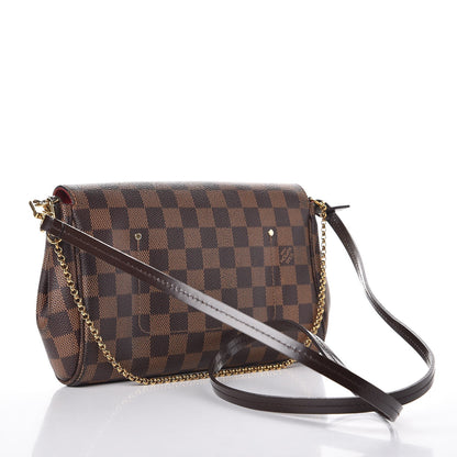 Louis Vuitton Damier Ebene Favorite MM 3 of 9