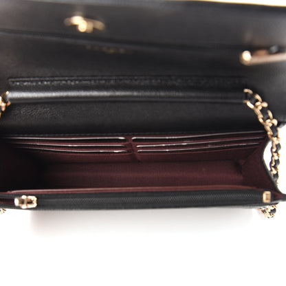 Chanel Caviar Quilted Wallet On Chain WOC Black 5 of 10