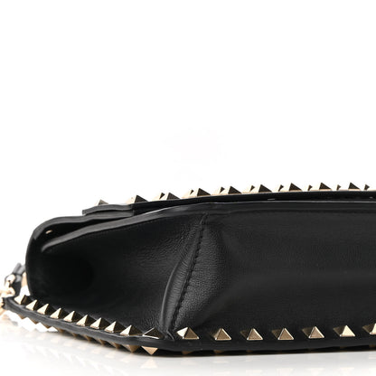 Valentino Garavani Vitello Rockstud Side Slip Crossbody Black 8 of 8