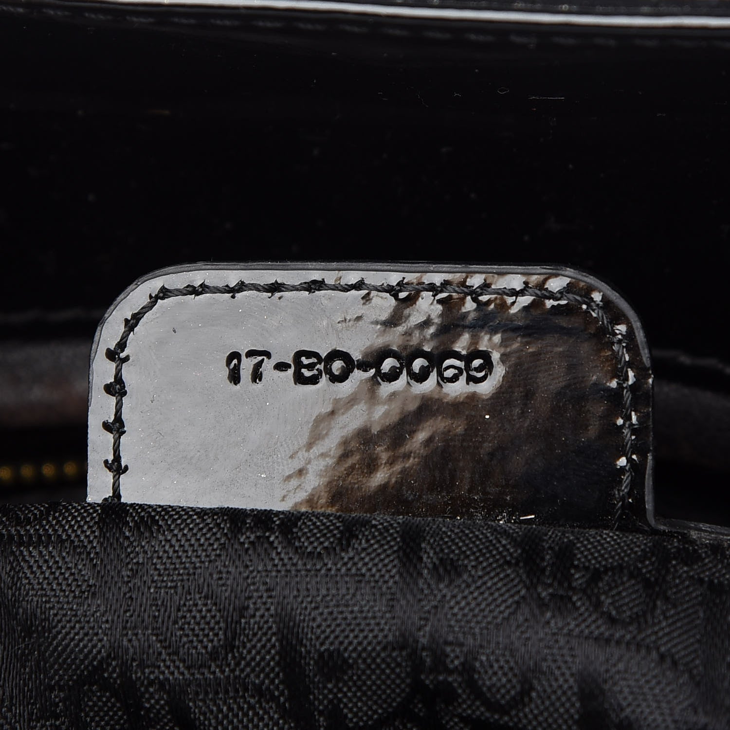Christian Dior Patent Cannage Large Lady Dior Black 7 of 10