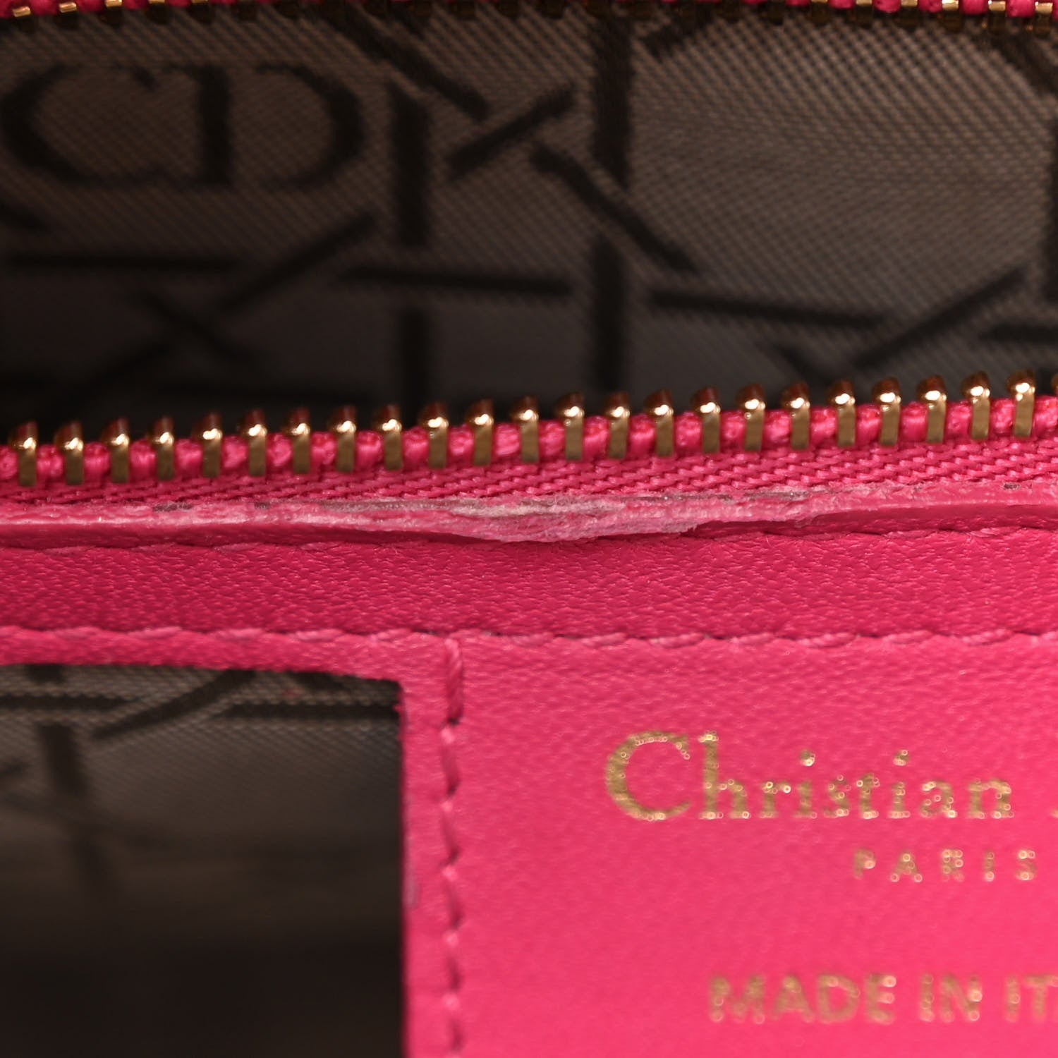 Christian Dior Lambskin Cannage Large Lady Dior Pink 13 of 23