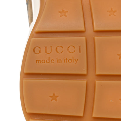 Gucci Monogram Multicolor Demetra Womens Rhyton Sneakers 35 Yellow Blue Great White Tabasco 7 of 8