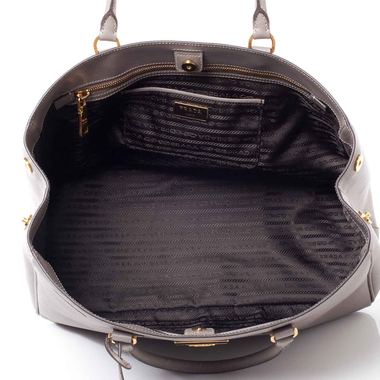 Saffiano Lux Tote Argilla