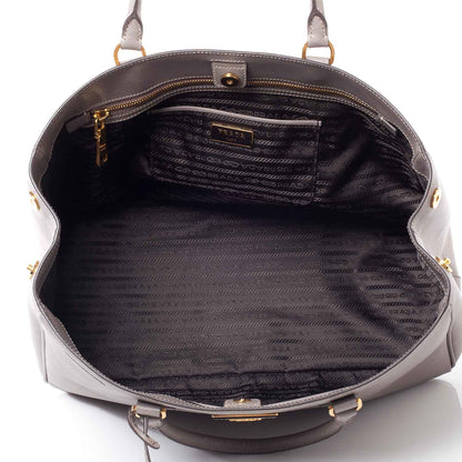 Prada Saffiano Lux Tote Argilla 10 of 11