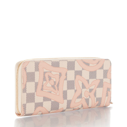 Louis Vuitton Damier Azur Tahitienne Clemence Wallet 3 of 7