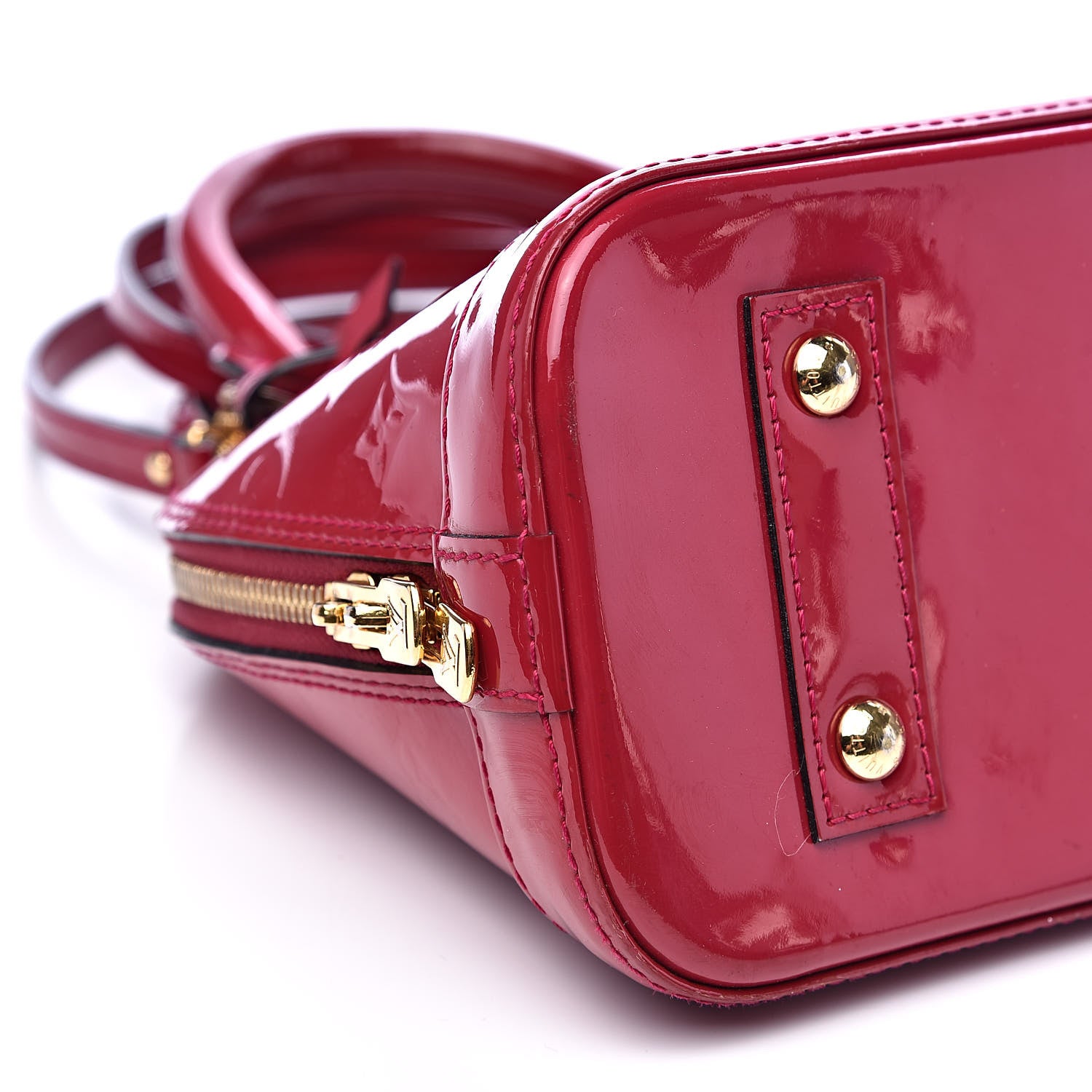 Louis Vuitton Vernis Alma BB Rose Indien 7 of 12