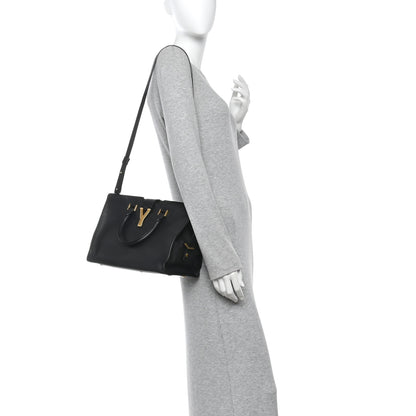 Saint Laurent Calfskin Small Classic Y Cabas Black 2 of 11