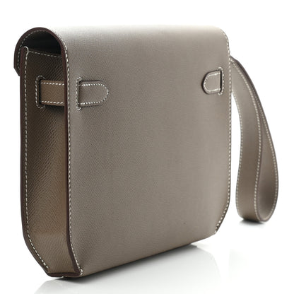 Hermes Epsom Kelly Depeches 25 Pouch Etoupe 3 of 7
