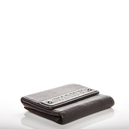 Chanel Caviar Outdoor Ligne French Wallet Brown 4 of 8