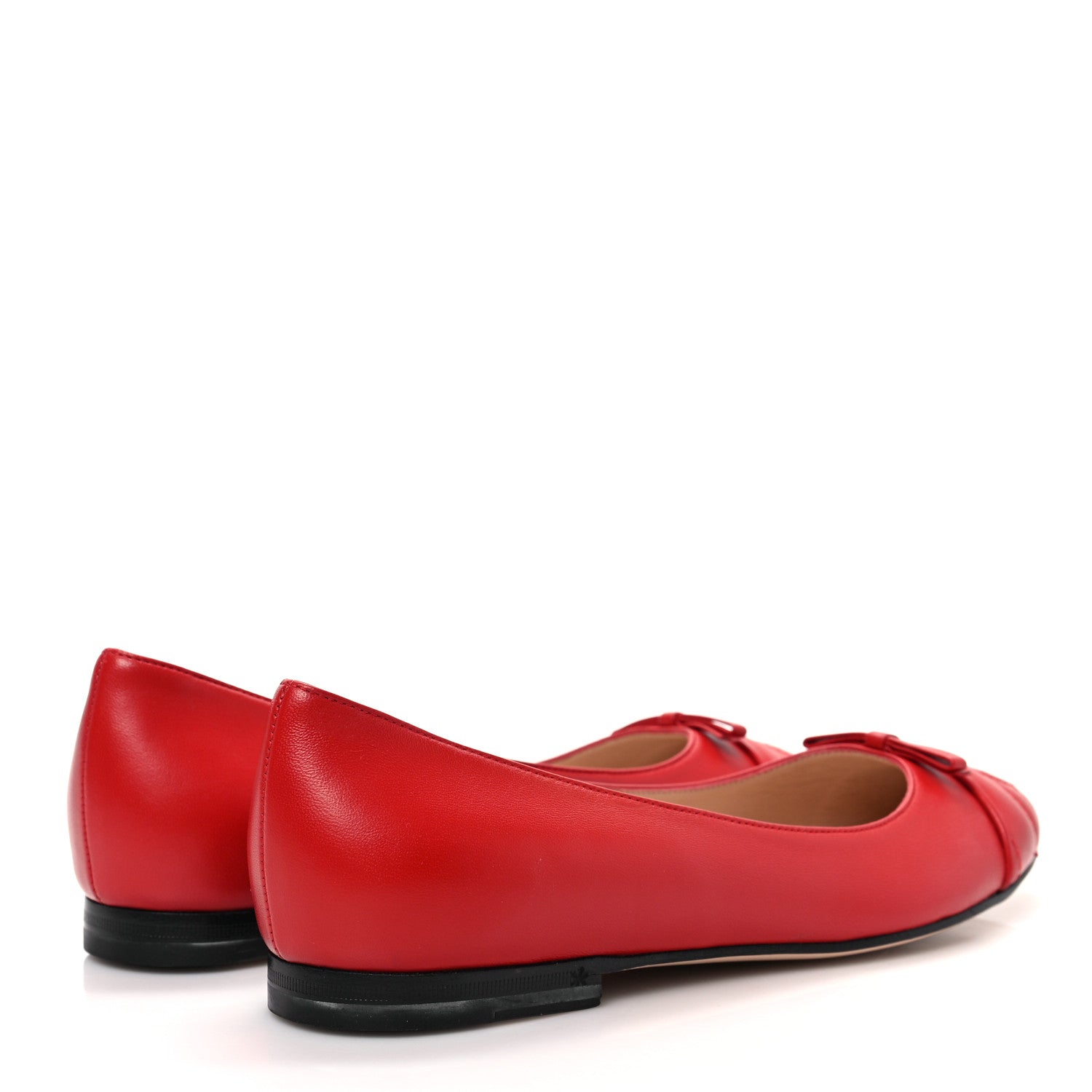 Gucci Double G Ballet Flats 36.5 Red 4 of 8