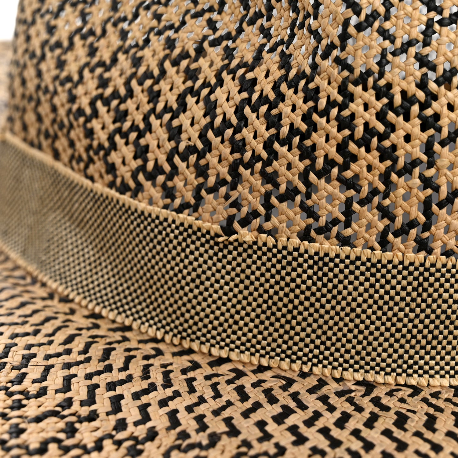 Hermes Chapeau Femme Etna Panama Hat 57 Naturel Black 9 of 11