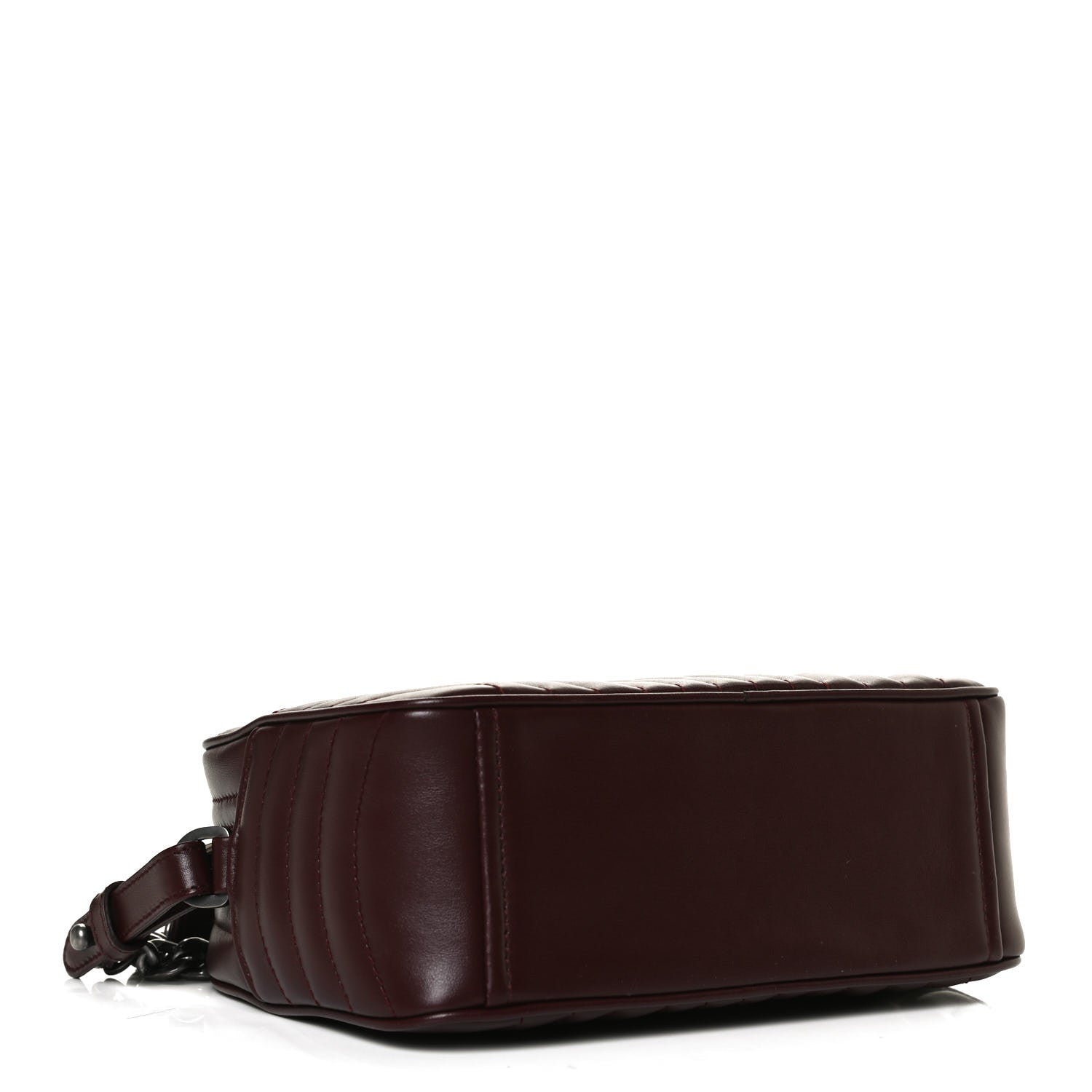 Prada Soft Calfskin Impunture Diagramme Camera Bag Granato 4 of 12