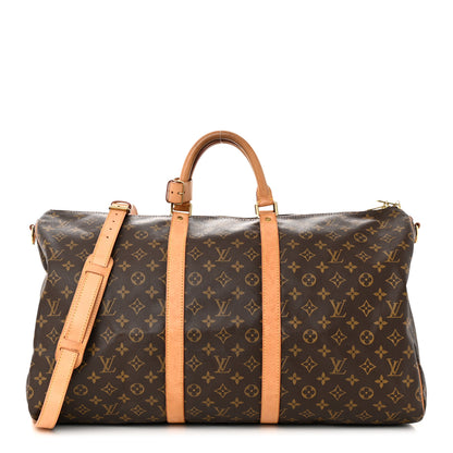 Louis Vuitton Monogram Keepall Bandouliere 55 1 of 12