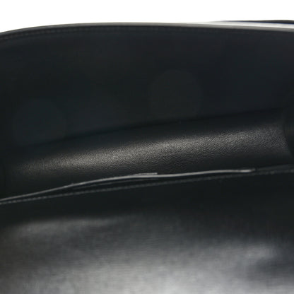 Saint Laurent Smooth Calfskin Medium Monogram Sunset Satchel Black 5 of 8