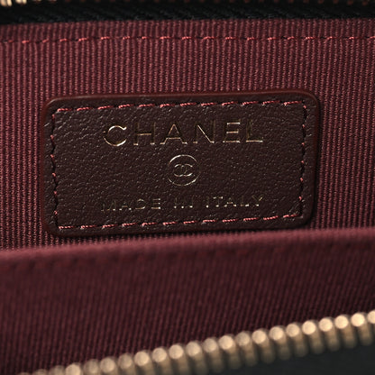 Chanel Caviar Quilted Zip Card Holder Black 6 of 8