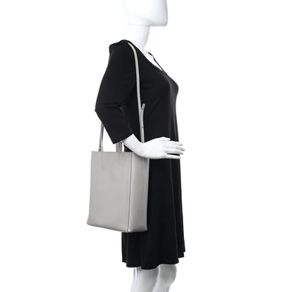 Celine Grained Calfskin Small Vertical Cabas Clay 2 of 11