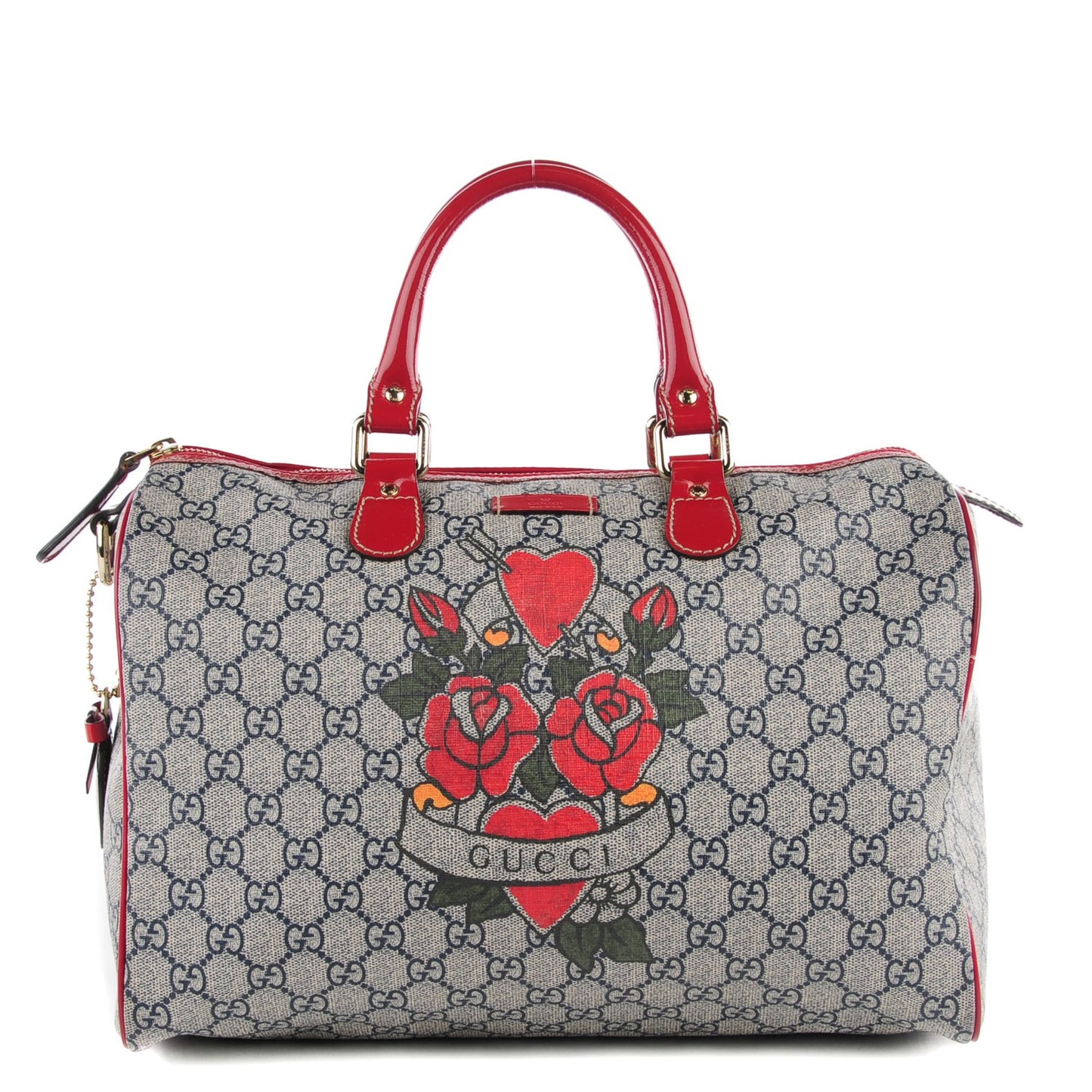 GG Plus Monogram Tattoo Heart Medium Joy Boston Red