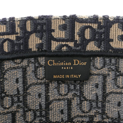 Christian Dior Oblique Medium Book Tote Blue Multicolor 6 of 10