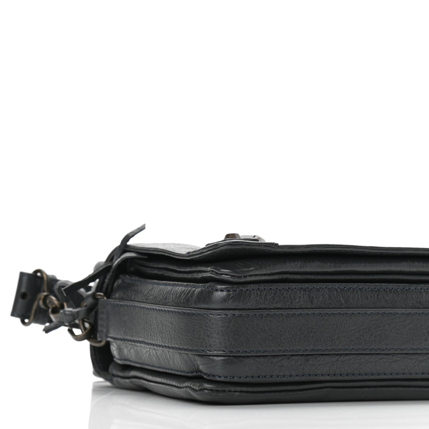 Agneau Classic Hardware Tool Kit Crossbody Anthracite