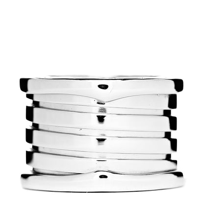 Bulgari 18K White Gold B.Zero1 5 Band Ring 51 5.75 3 of 5