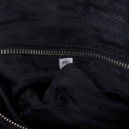 Prada Tessuto Nylon Saffiano Tote Black 9 of 9