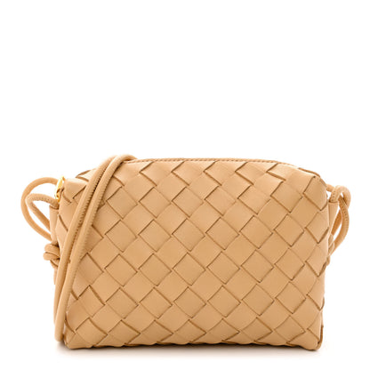 Bottega Veneta Nappa Intrecciato Mini Loop Camera Bag Almond 1 of 9