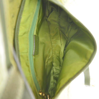 Christian Dior Ostrich Double Saddle Bag Green 9 of 9