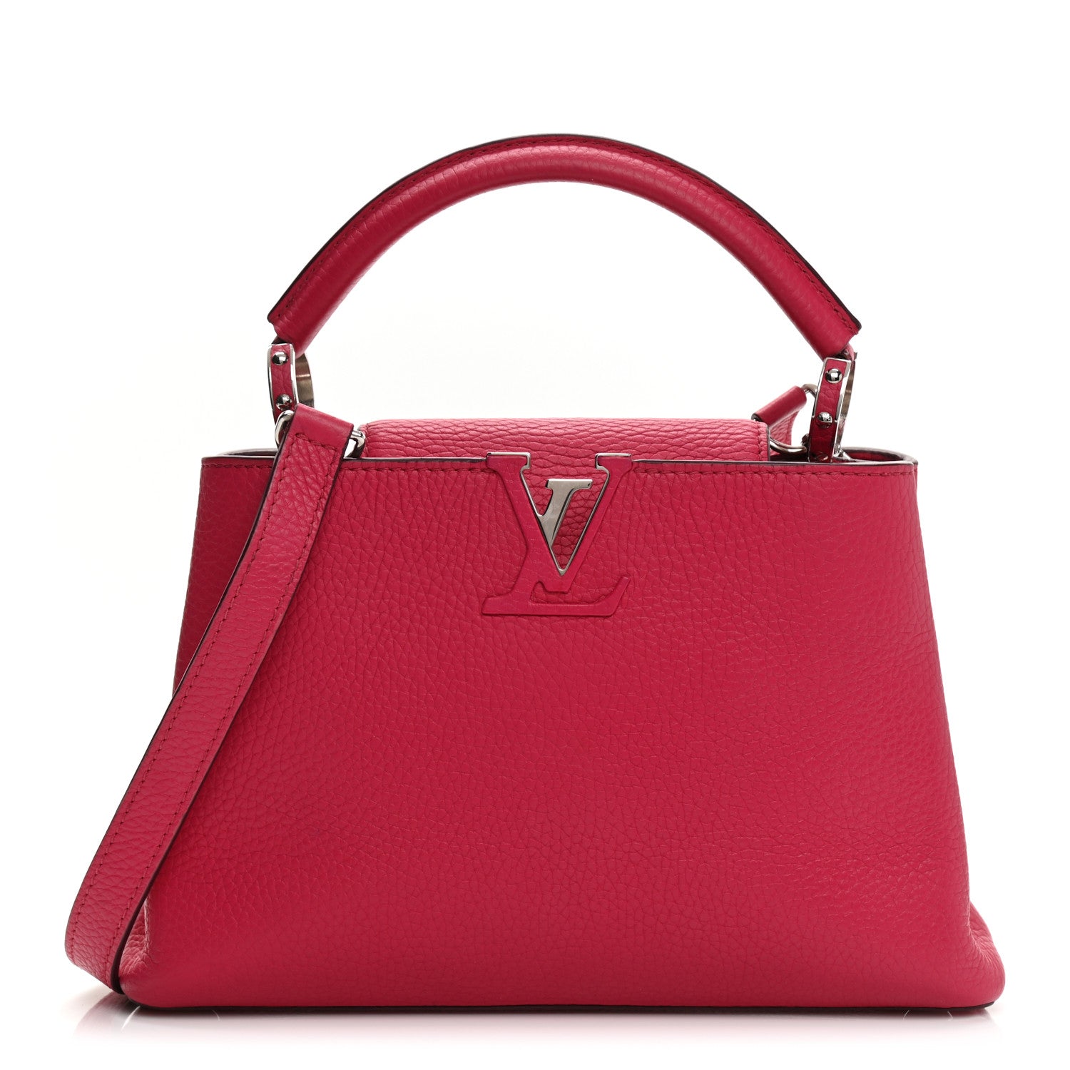 Louis Vuitton Taurillon Capucines PM Scarlet 1 of 10
