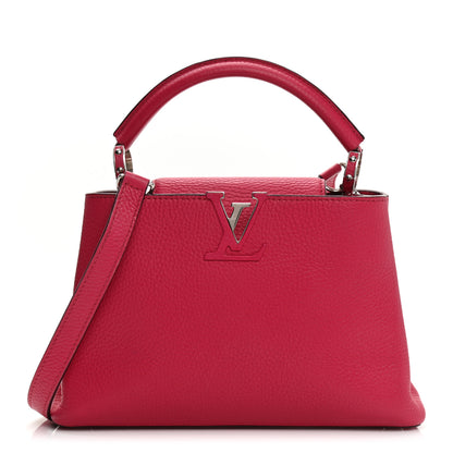 Louis Vuitton Taurillon Capucines PM Scarlet 1 of 10