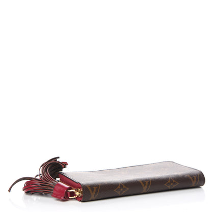 Louis Vuitton Monogram Pompon Zippy Wallet Fuchsia 4 of 9