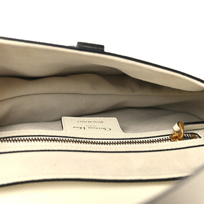 Christian Dior Grained Calfskin Saddle Bag With Strap Latte 4 of 9