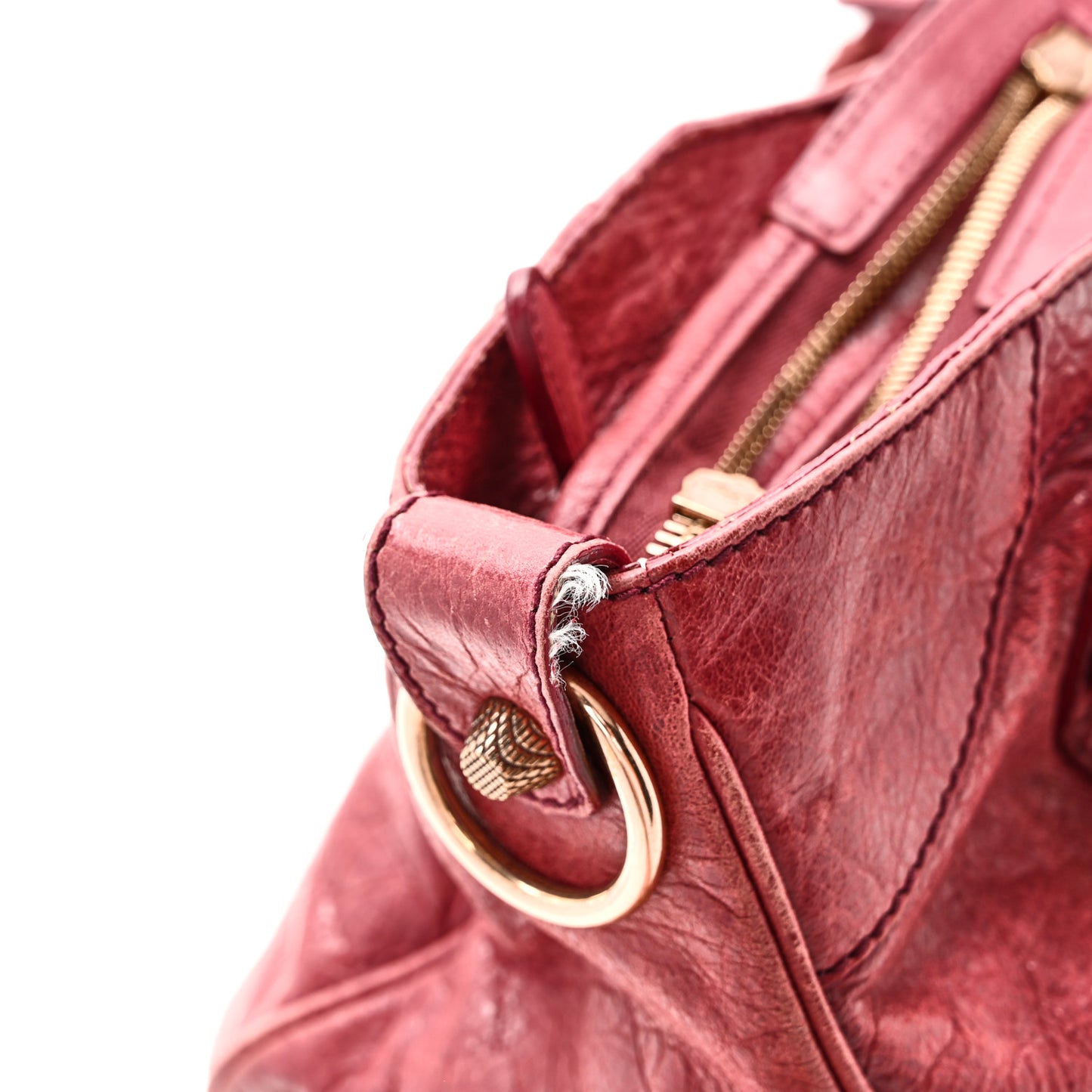 Agneau Giant 12 Rose Gold Hardware Velo Cassis