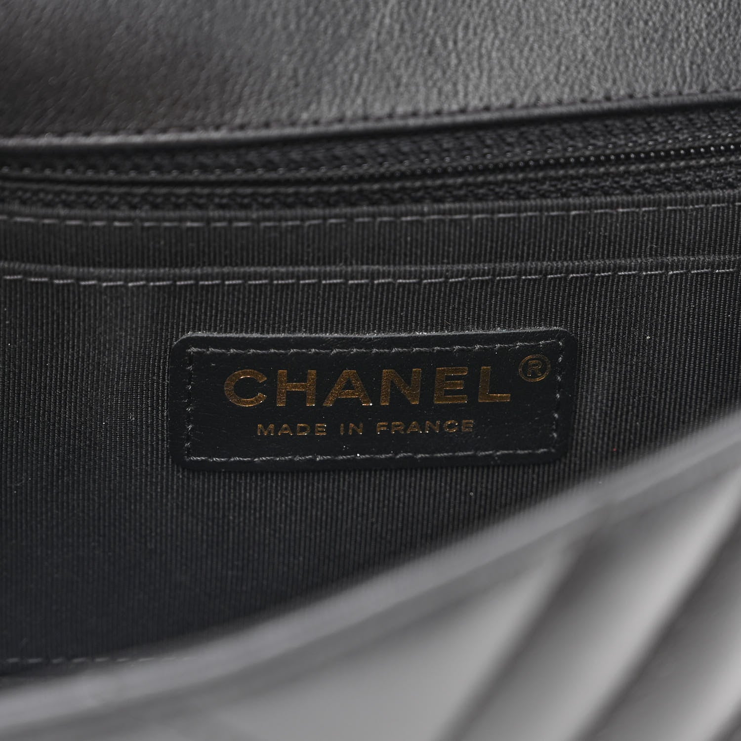 Chanel Calfskin Chevron Quilted Mini Statement Flap Black 6 of 12