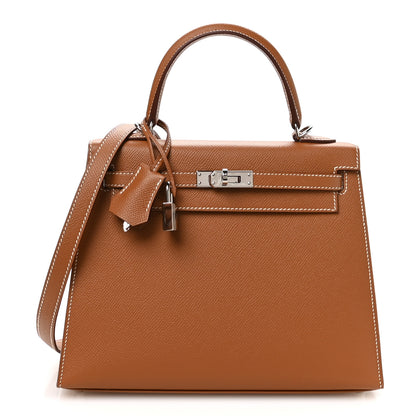 Hermes Epsom Kelly Sellier 25 Gold 1 of 11