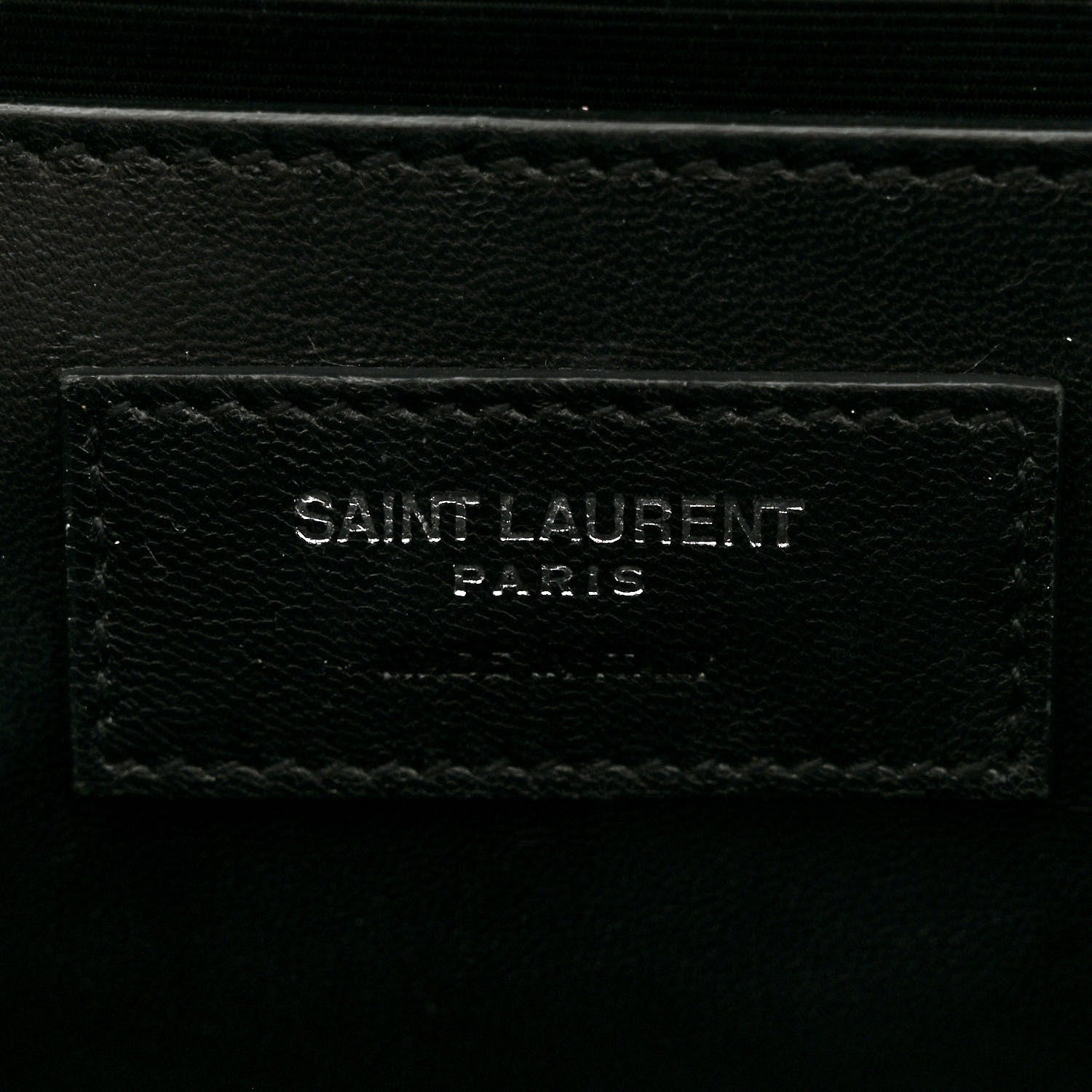 Saint Laurent Grain De Poudre Textured Mixed Matelasse Triquilt Medium Monogram Satchel Deep Marine 6 of 12