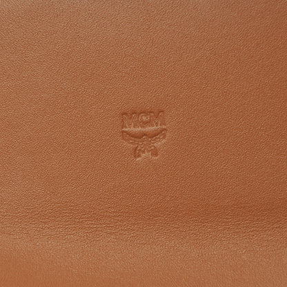 MCM Visetos Large Patricia Chain Wallet Cognac 7 of 9