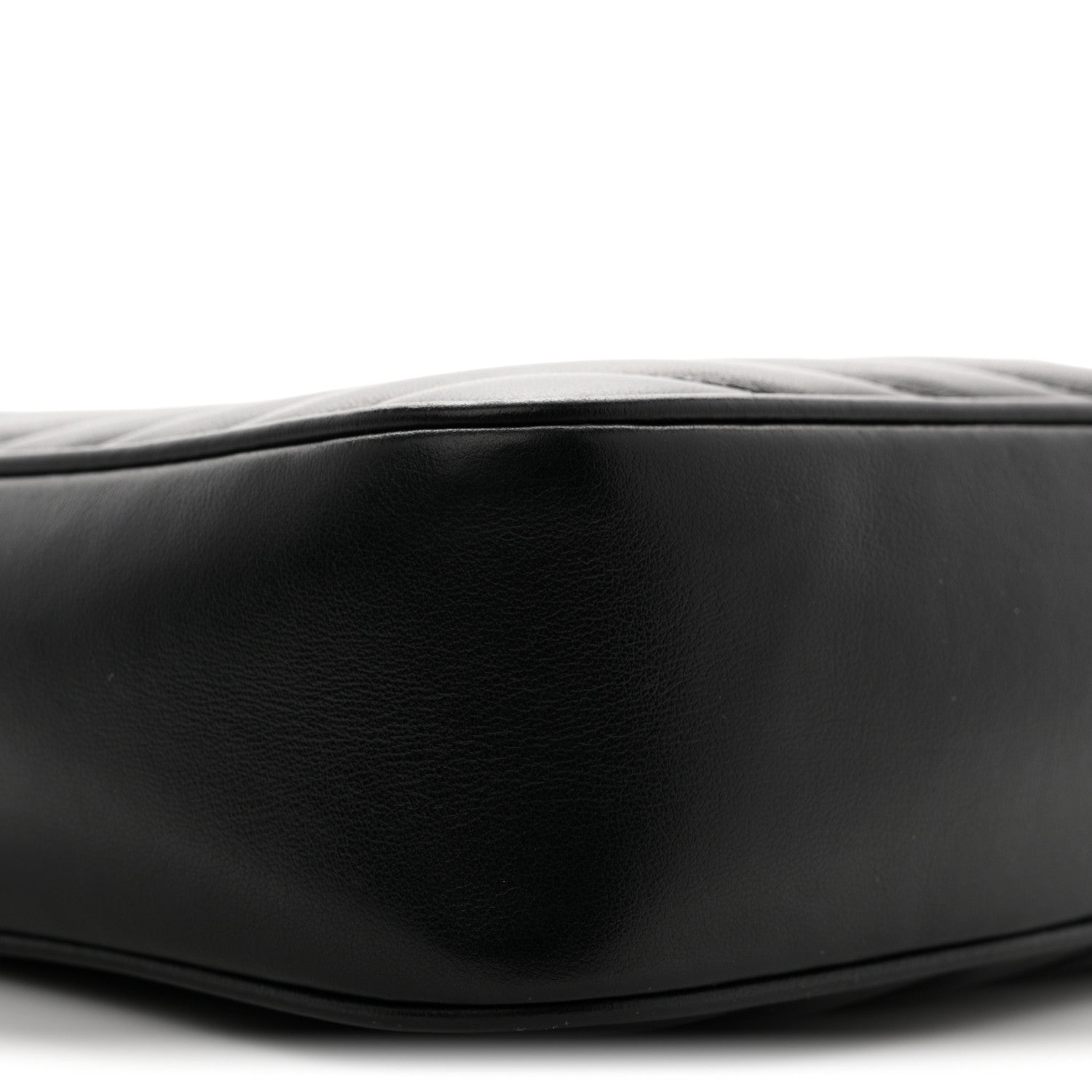Saint Laurent Calfskin Matelasse Monogram Monochrome Lou Camera Bag Black 8 of 11