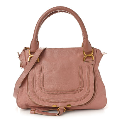 Chloe Calfskin Medium Marcie Satchel Anemone Pink 1 of 14