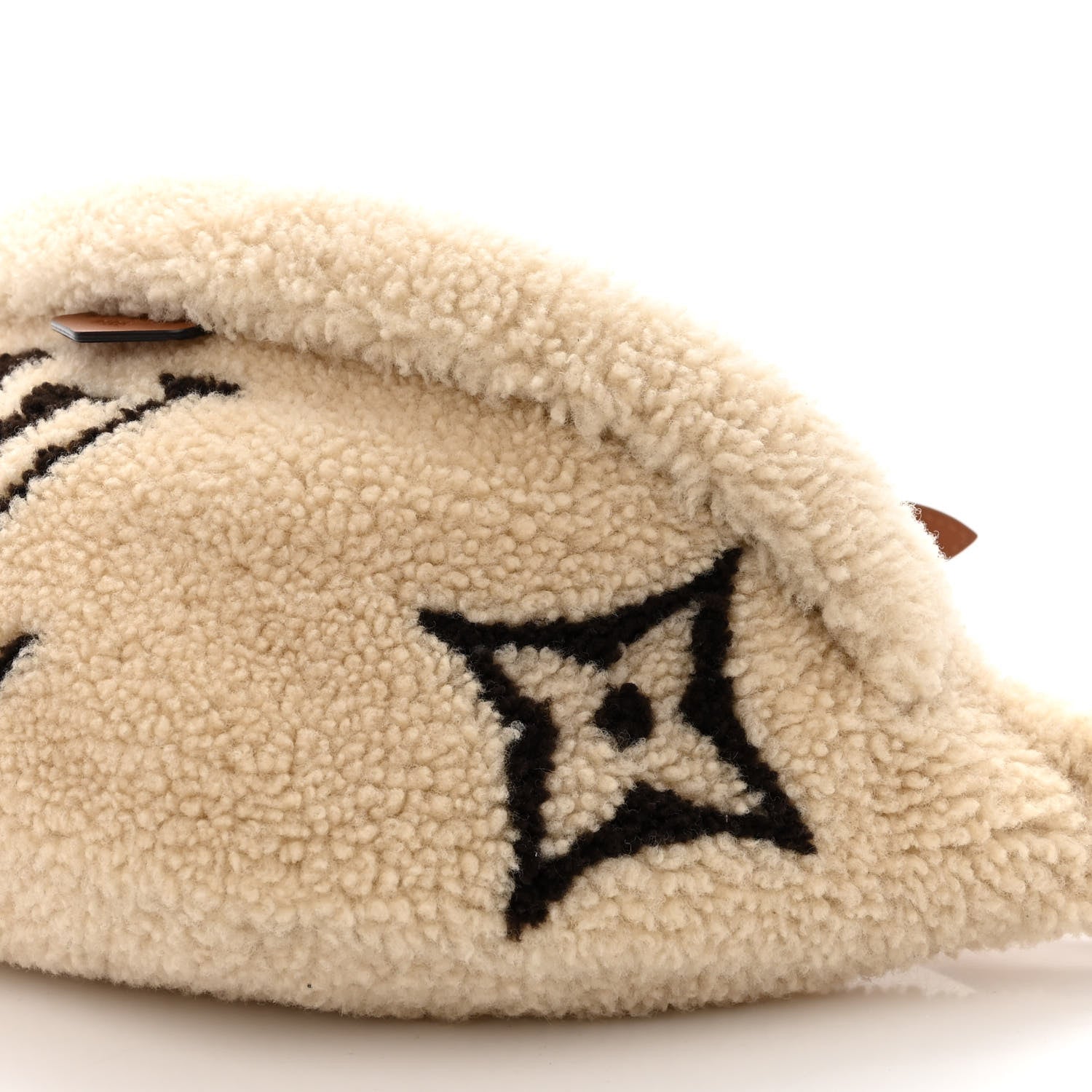 Louis Vuitton Shearling Monogram LV Ski Bumbag Cream Brown 10 of 10