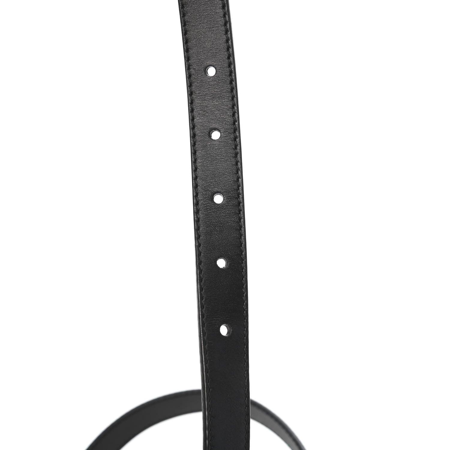 Gucci Calfskin Double G 20mm Belt 80 32 Black 5 of 5
